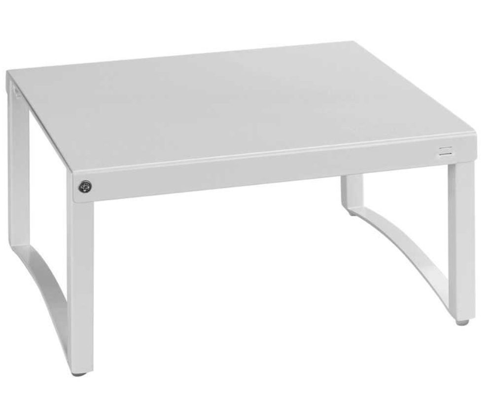 Shelf in strong metal, Extendable, TELESCOPIC SHELF , 30 -54 x 25 x H 15 cm, White