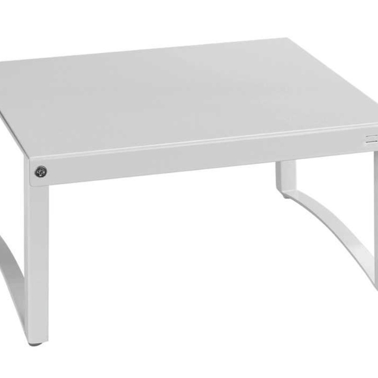 Shelf in strong metal, Extendable, TELESCOPIC SHELF , 30 -54 x 25 x H 15 cm, White
