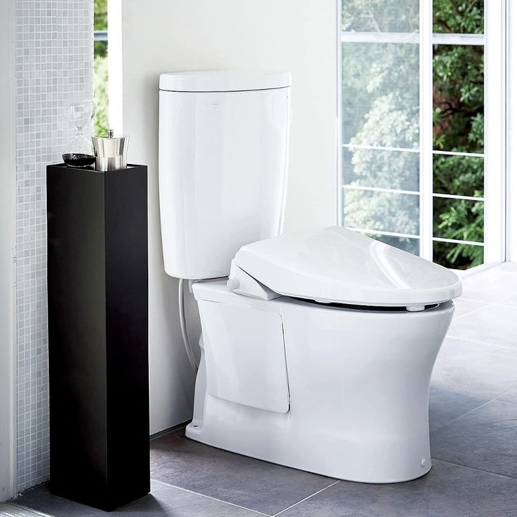 Shelf for toilet paper, TOWER SLIM TOILET RACK, 17 x 13 x H 70,5 cm, Black