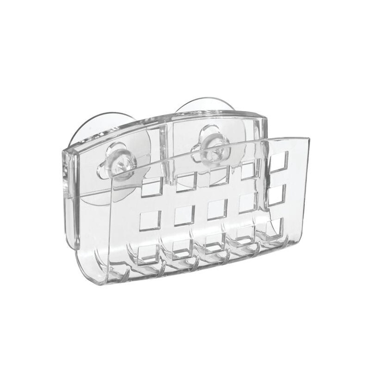Sink caddy with suction cups, SINKWORKS SPONGE HOLDER, Clear