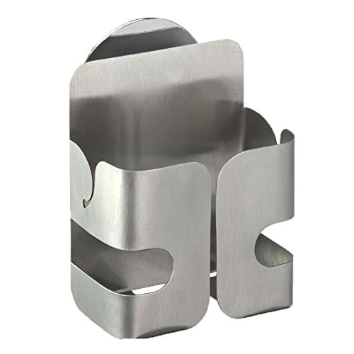 Holder for dish sponge, suction cup, TURBO-LOC, Silver