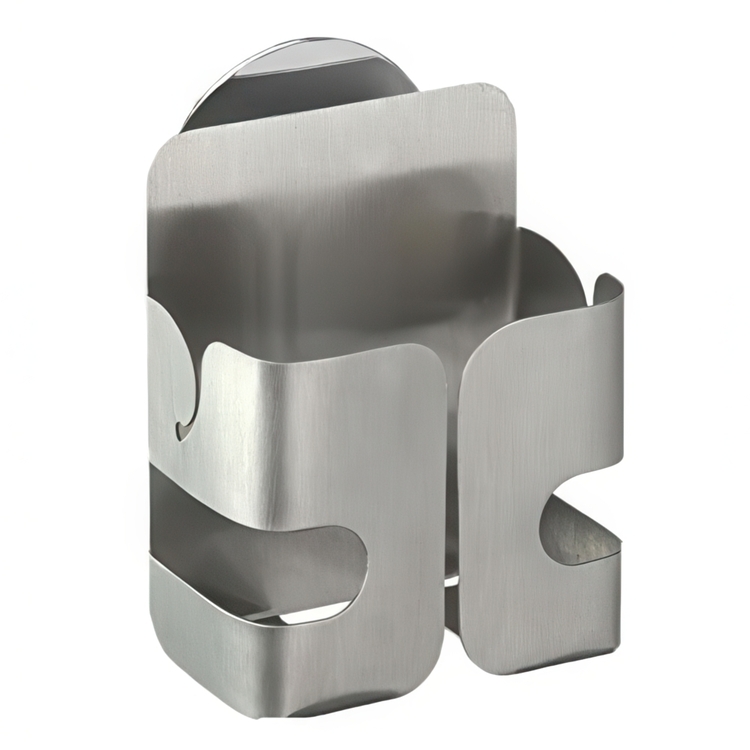 Holder for dish sponge, suction cup, TURBO-LOC, Silver