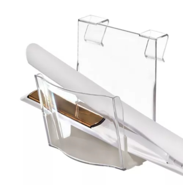 Organizer, Over Door, THE HOME EDIT HANGING HAIR TOOL, Clear / Grey