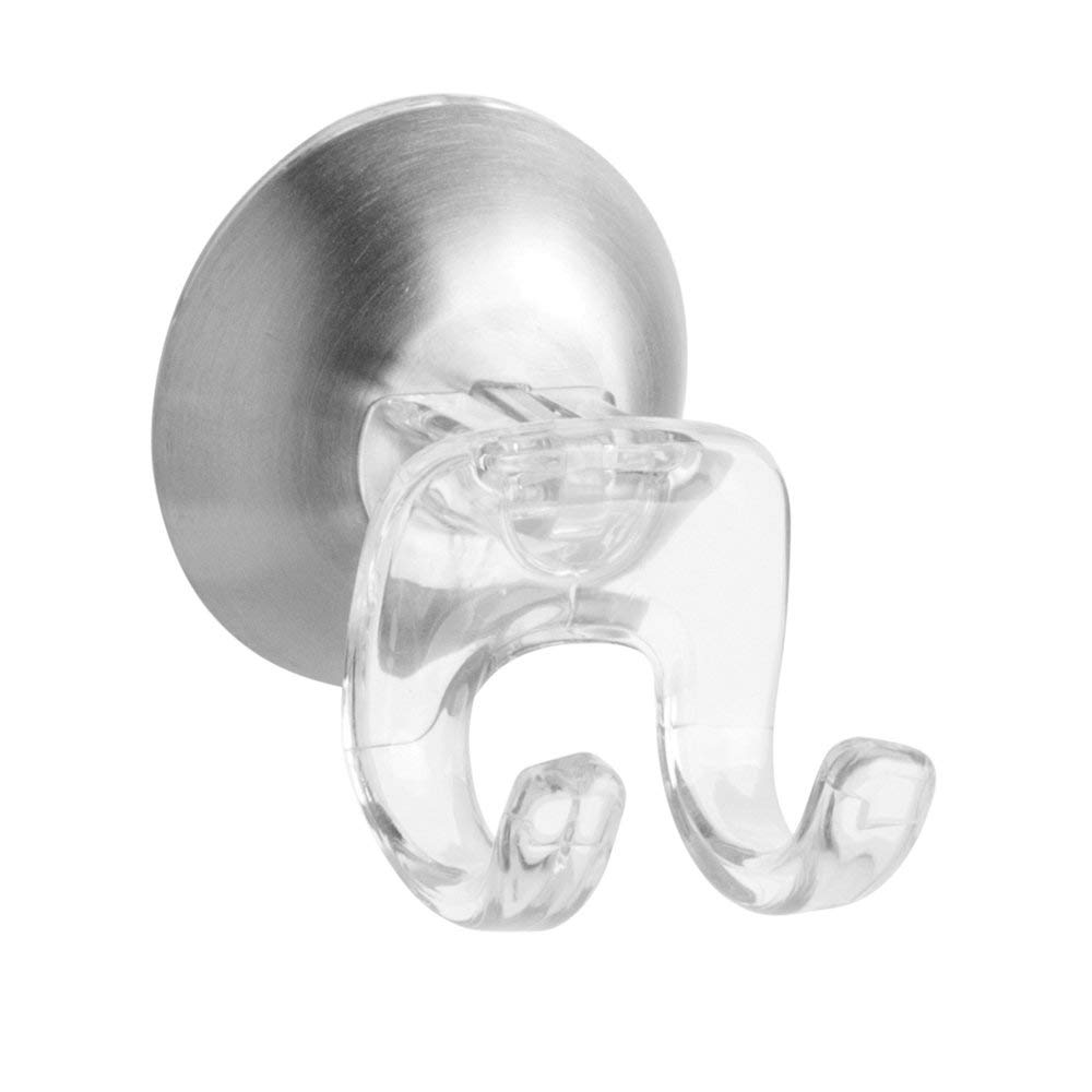 Holder for razor with suction cups, FORMA, Silver / Clear
