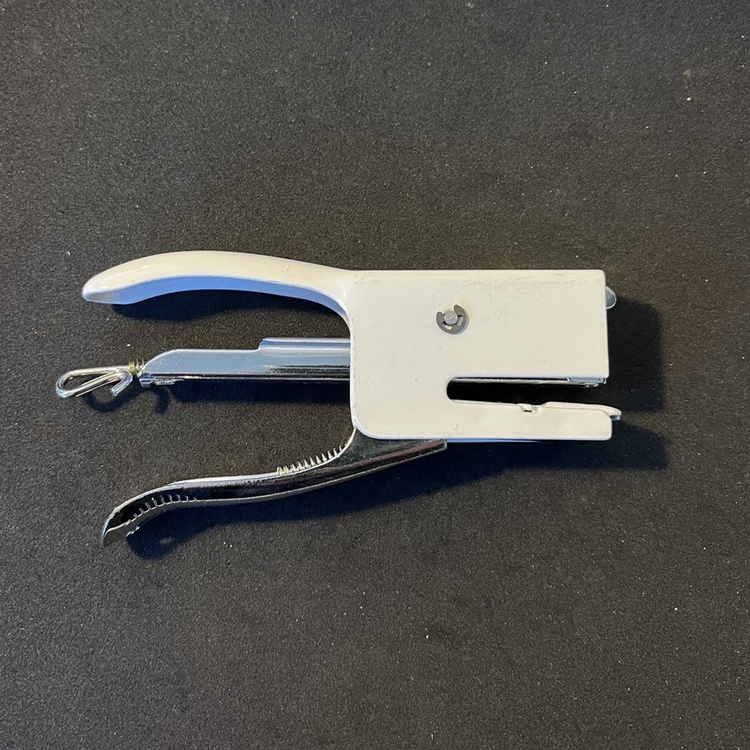Hand Stapler in metal, INDEX MINI, White