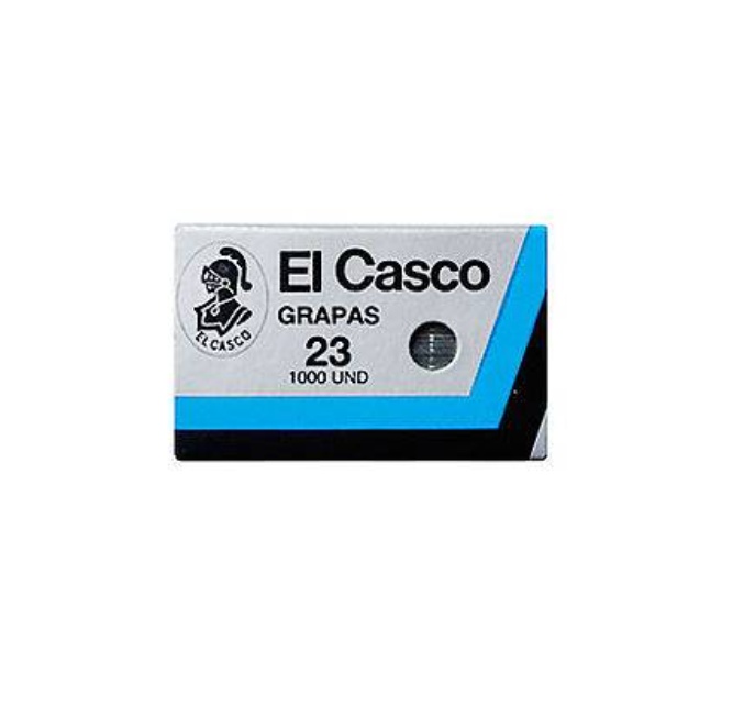 Staples, Set of 1000, EL CASCO No 23, Silver