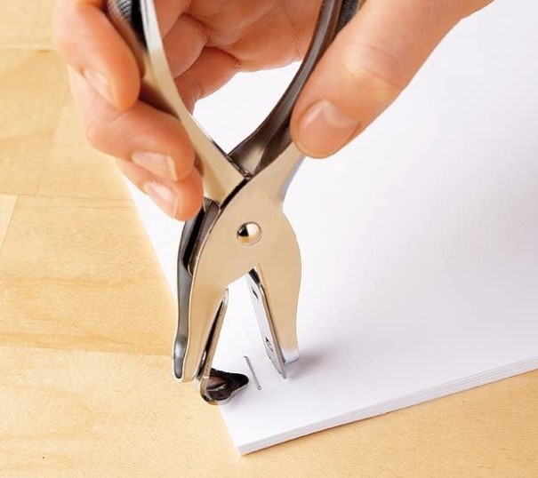 Staple remover, PERFECT, Silver
