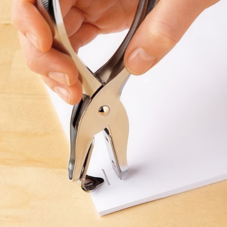 Staple remover, PERFECT, Silver