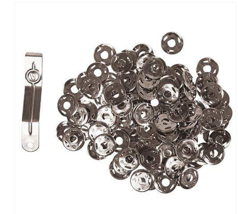 Thumbtacks trident, Set of 100, DREIZACK, Ø 12 mm, Silver