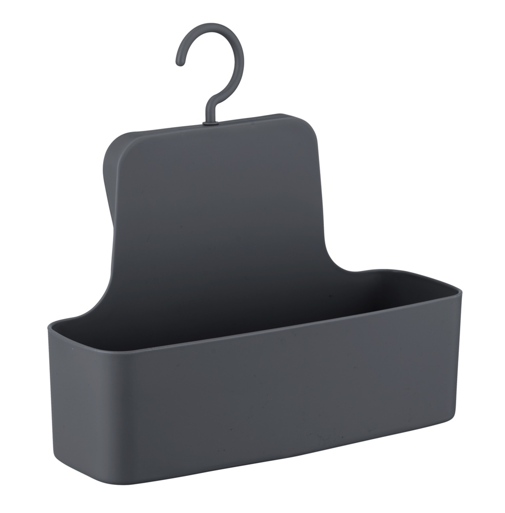 Hanging bathroom basket, BARCELONA, 26 x 9 x H 24 cm, Anthracite