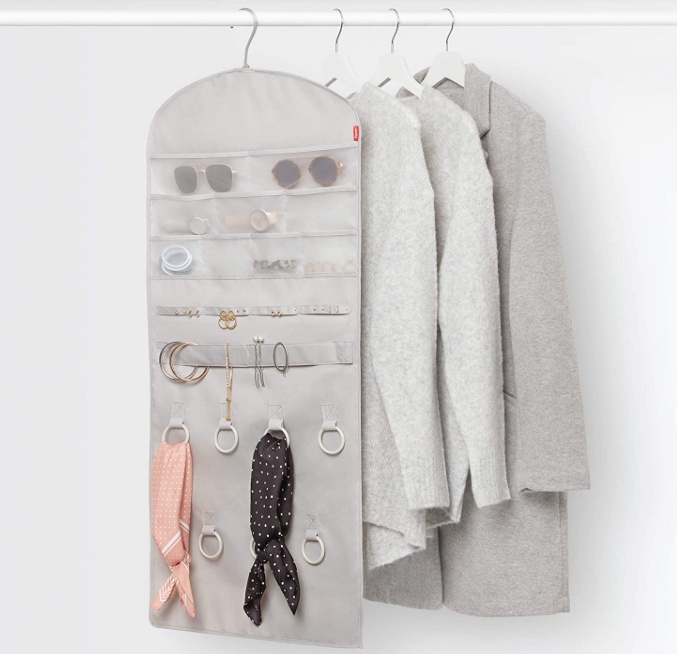 Hanging organizer for jewelry, PREMIUM COLGADOR PARA JOYAS, 45 x H 90 cm