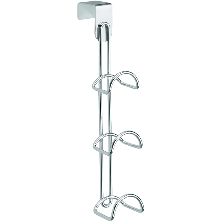 Hanging storage for bags, Over door, CLASSICO HANDBAG HOLDER, 5 x H 27 cm, Silver