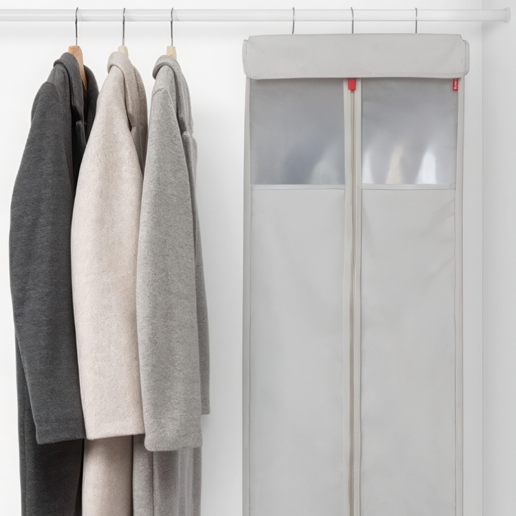 Hanging Wardrobe, PREMIUM COLGANTE, 50 x 40 x H 125 cm, Light Grey