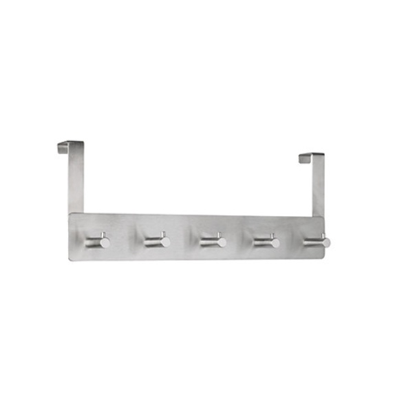 Hanger for Wardrobe door, ALBERT, 5 hooks, Stainless steel