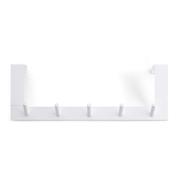 Hangers over the door - 5 hooks, COLGADOR PUERTAS, White