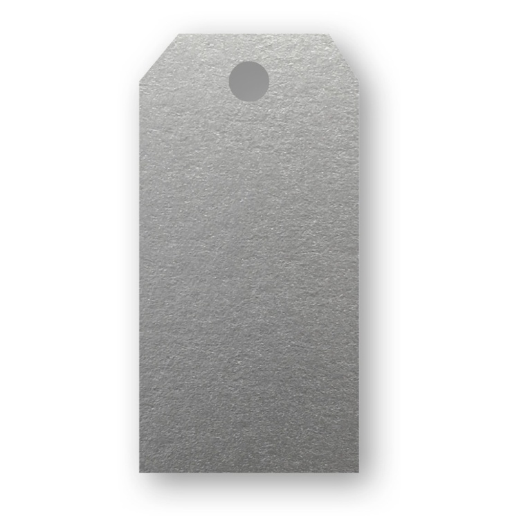 Label Tags PAPPERIX , 10 psc, silver