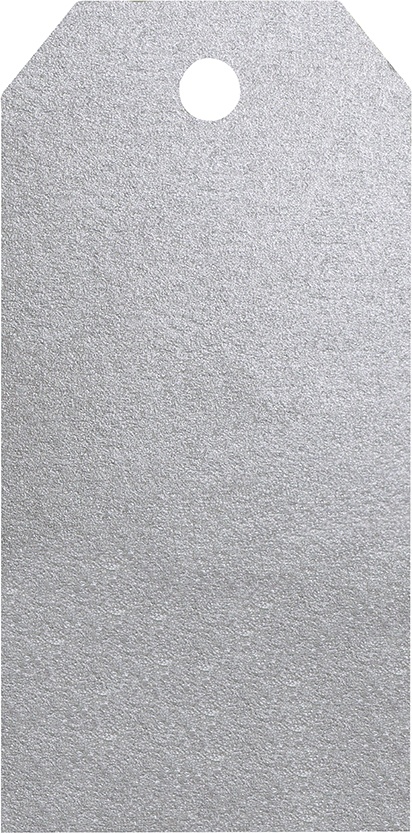 Label Tags PAPPERIX , 10 psc, silver