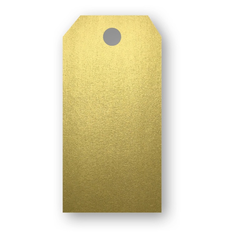 Label Tags PAPPERIX , 10 psc, gold
