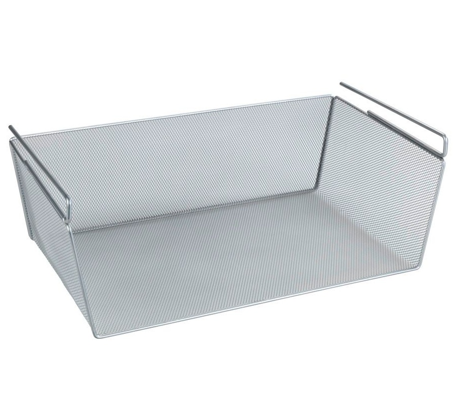 Under Shelf Storage Rack, Large, REGALEINHÄNGEKORB, 49 x 28 x H 18 cm, Silver-Grey