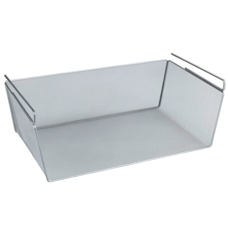 Under Shelf Storage Rack, Large, REGALEINHÄNGEKORB, 49 x 28 x H 18 cm, Silver-Grey