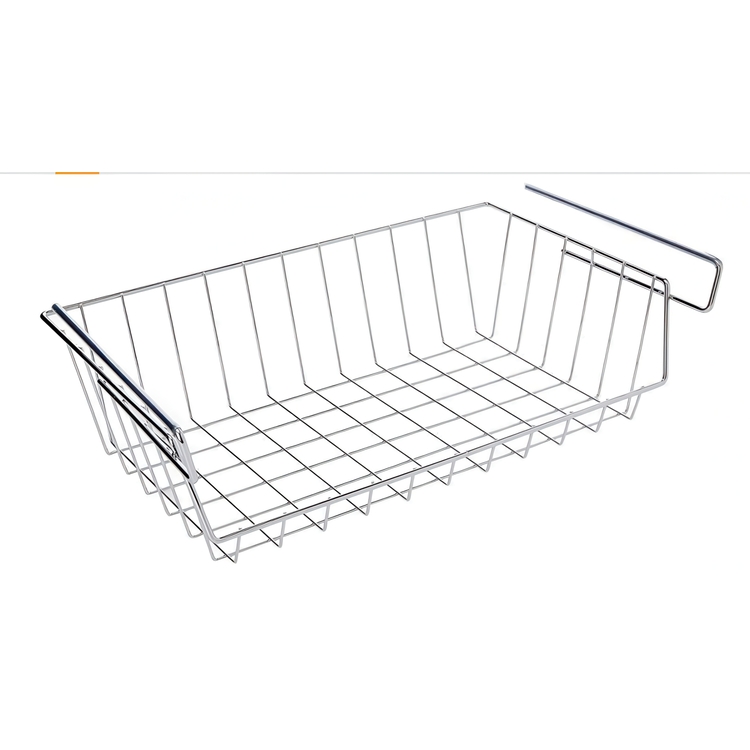 Hanging basket / Extra shelf, Large. HÄNGEKORB, 44x 27 x H 15 cm, Silver