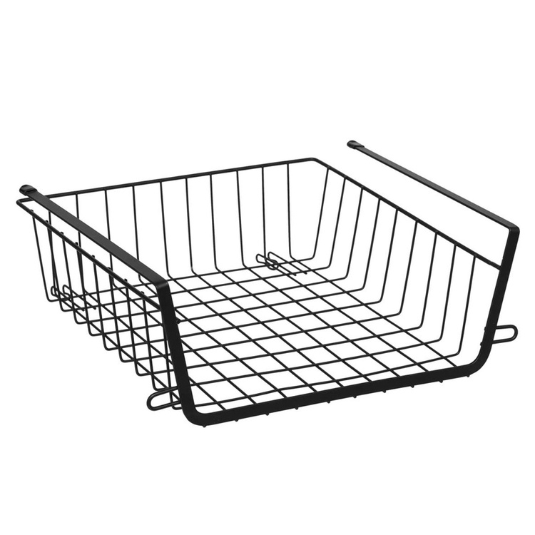 Hanging basket, Stackable, ÉTAGÈRE À SUSPENDRE, 31,5 x 31 x H 12 cm, Black