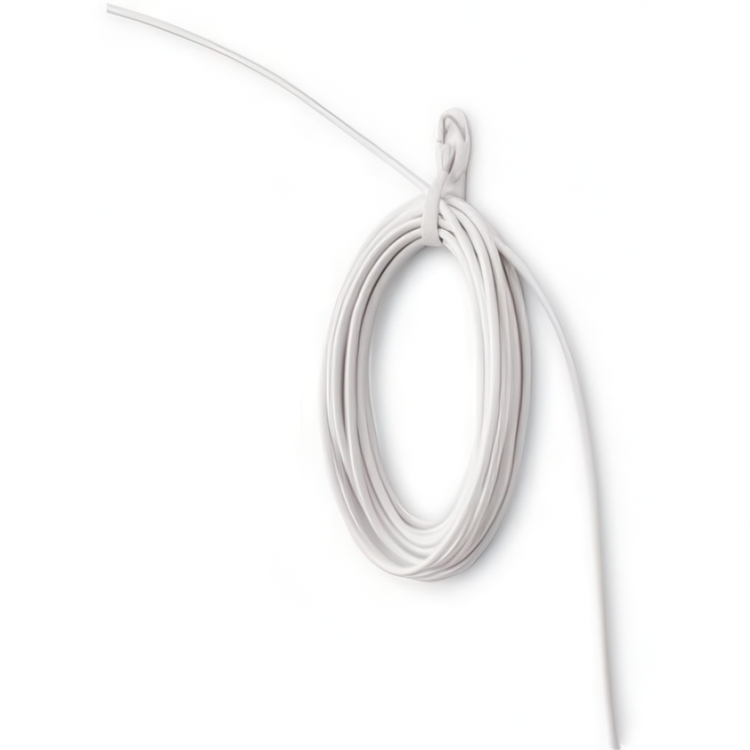 Cord Bundlers, Self-adhesive, Set of 2, COMMAND, 2,5 x H9,5 cm, White