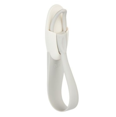 Cord Bundlers, Self-adhesive, Set of 2, COMMAND, 2,5 x H9,5 cm, White