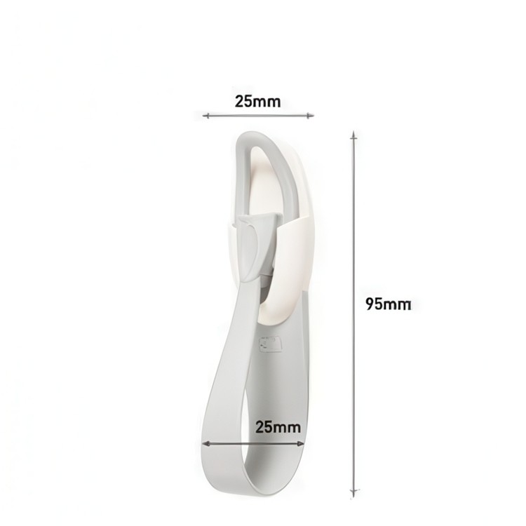 Cord Bundlers, Self-adhesive, Set of 2, COMMAND, 2,5 x H9,5 cm, White