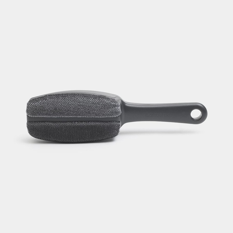 Clothes brush, for left and right handed, BRABANTIA, Black / Dark grey
