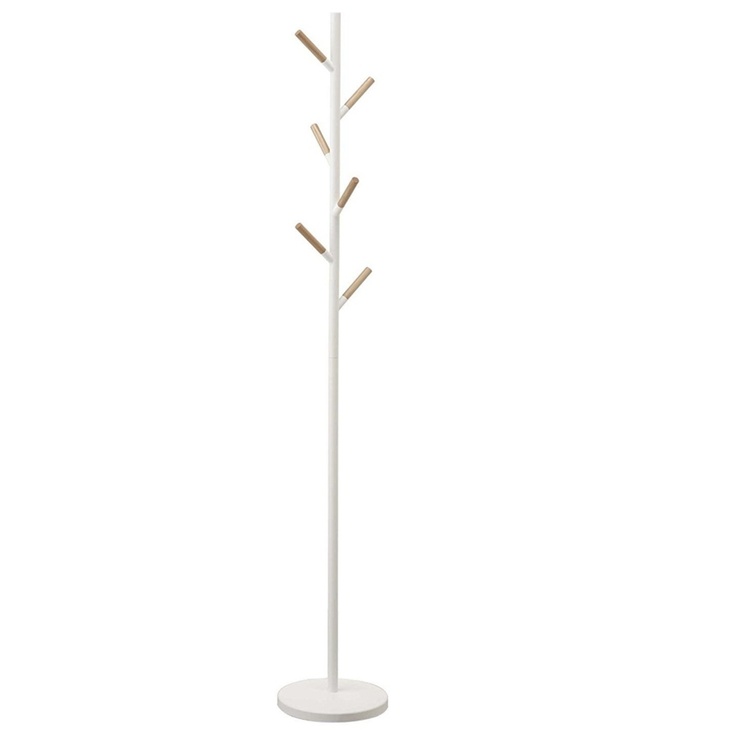 Coat Hanger, PLAIN TREE, Ø 28 x H 177 cm, Yamazaki , White