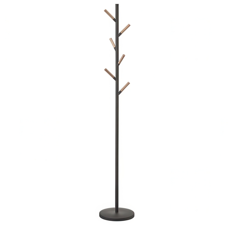 Coat Hanger, PLAIN TREE, Ø 28 x H 177 cm, Yamazaki, Black