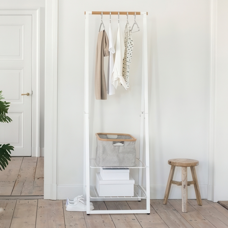 Clothing rack with Shelves, BRABANTIA LINN SMALL, 60,6 x 57 x H 190 cm