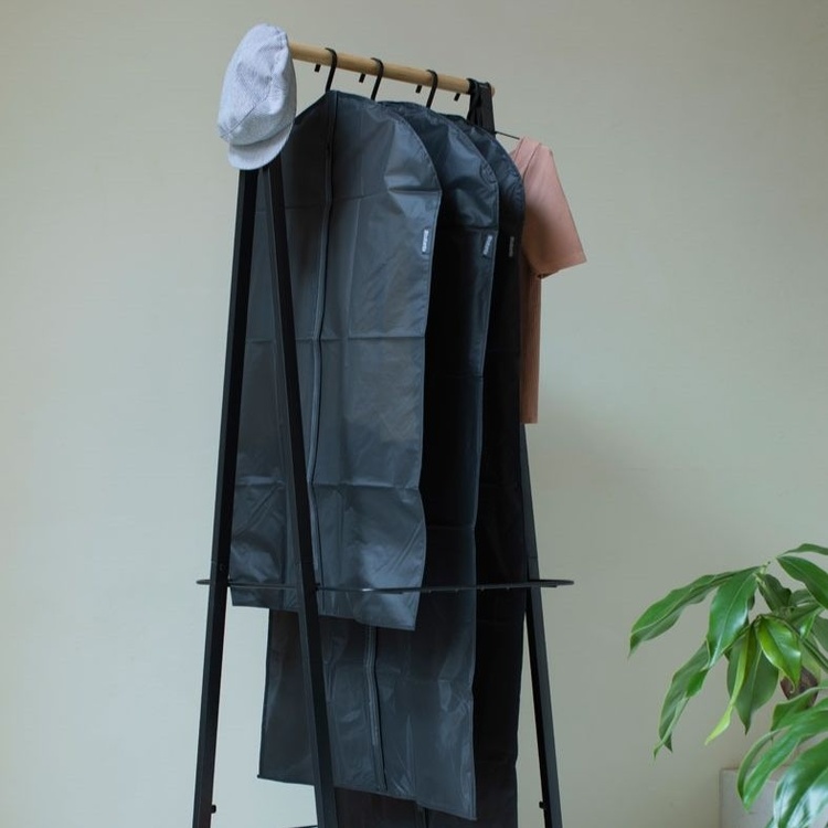 Clothes Cover, Set of 3, BRABANTIA - MEDIUM + LARGE + XL, Black