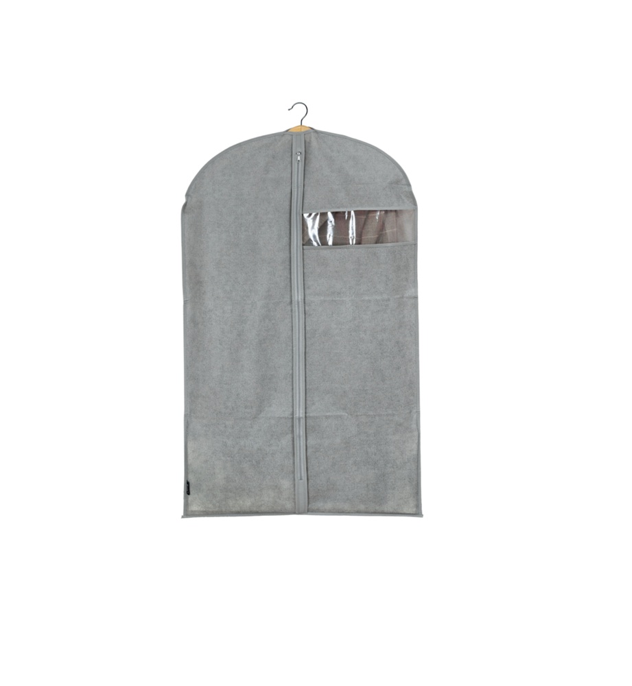 Dress cover / Garment bag, Short, STONE GREY, 60 x H100 cm, Grey