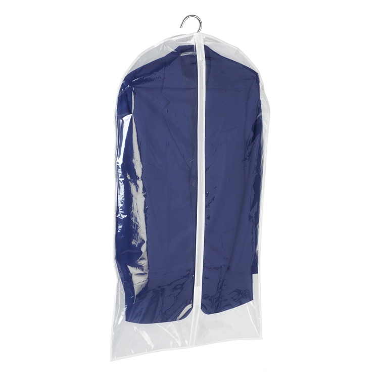 Dress cover / Garment bag, Short, KLEIDERSACK, 60 x H 100 cm, Transparent