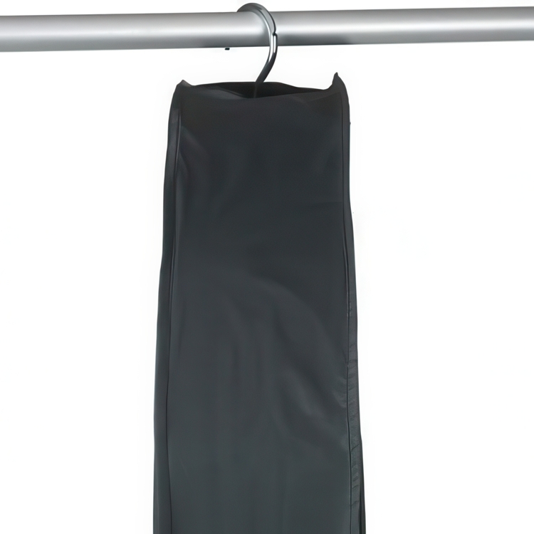 Dress cover, Long & Wide, DEEP BLACK, 60 x 12 x H 135 cm, Black