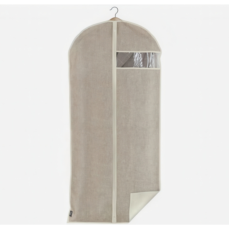 Dress cover / Garment bag, Long, MAISON, 60 x H135 cm, Sand