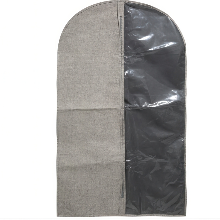 Garment bag, Short, ORGA, 60 x H 100 , Beige-Grey