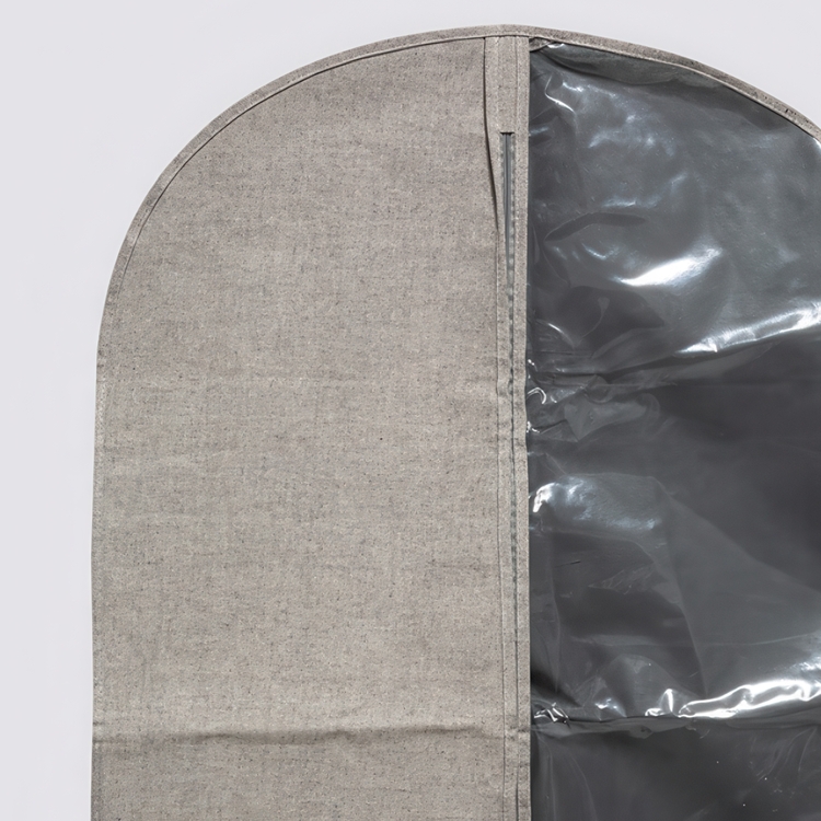 Garment bag, Short, ORGA, 60 x H 100 , Beige-Grey