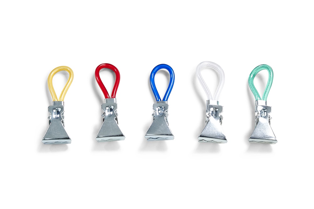 Towel clips, Set of 5, HABO, Assorted