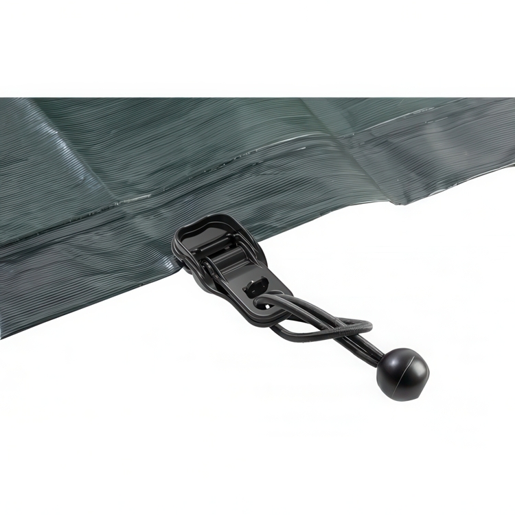 Clips, Strong, 4 pcs, WIND SECURE CLIPS, Garland, Black
