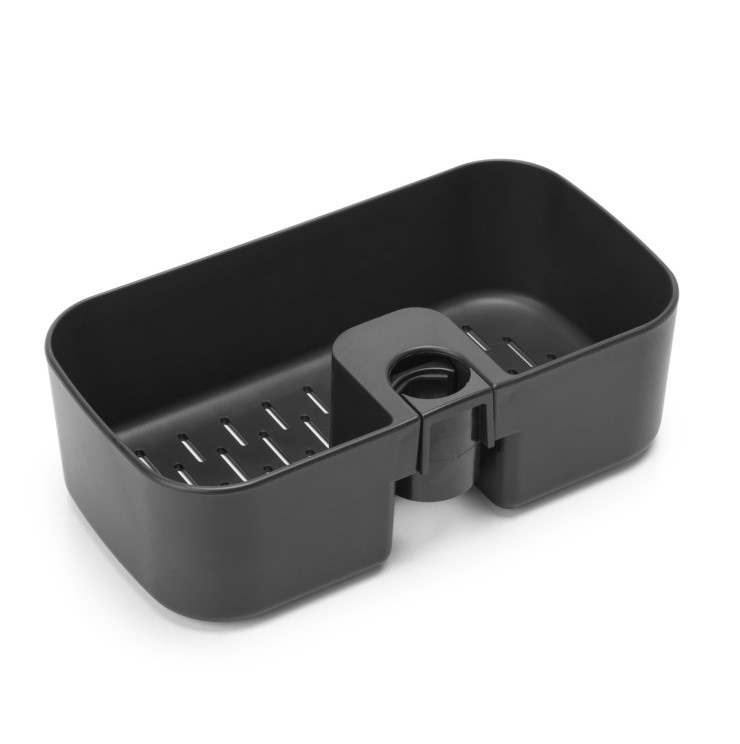 Shower Caddy, RENEW, 24,4 cm x 13,3 cm x H7,5 cm , Brabantia, Dark Grey
