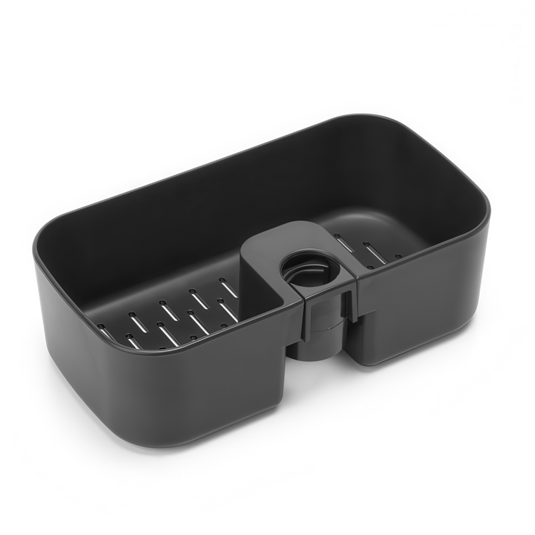 Shower Caddy, RENEW, 24,4 cm x 13,3 cm x H7,5 cm , Brabantia, Dark Grey