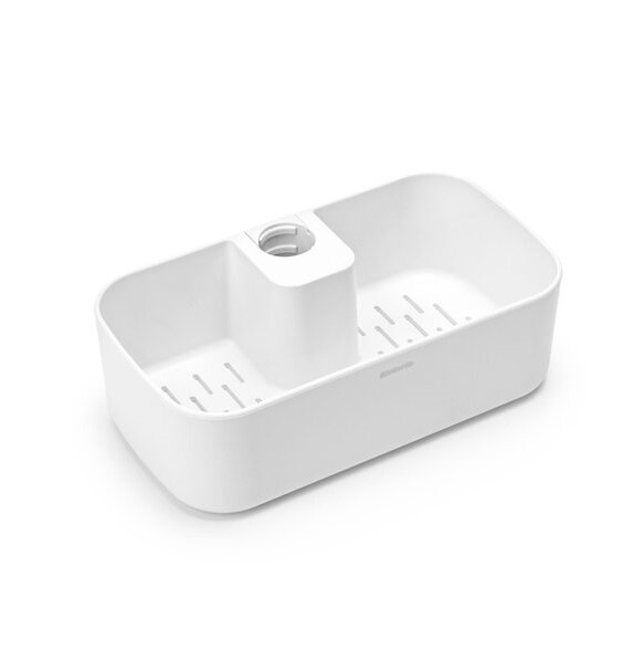 Shower Caddy, RENEW, 24,4 x 13,3 x H7,5 cm , Brabantia, White