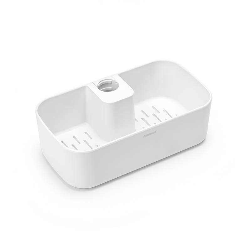 Shower Caddy, RENEW, 24,4 x 13,3 x H7,5 cm , Brabantia, White
