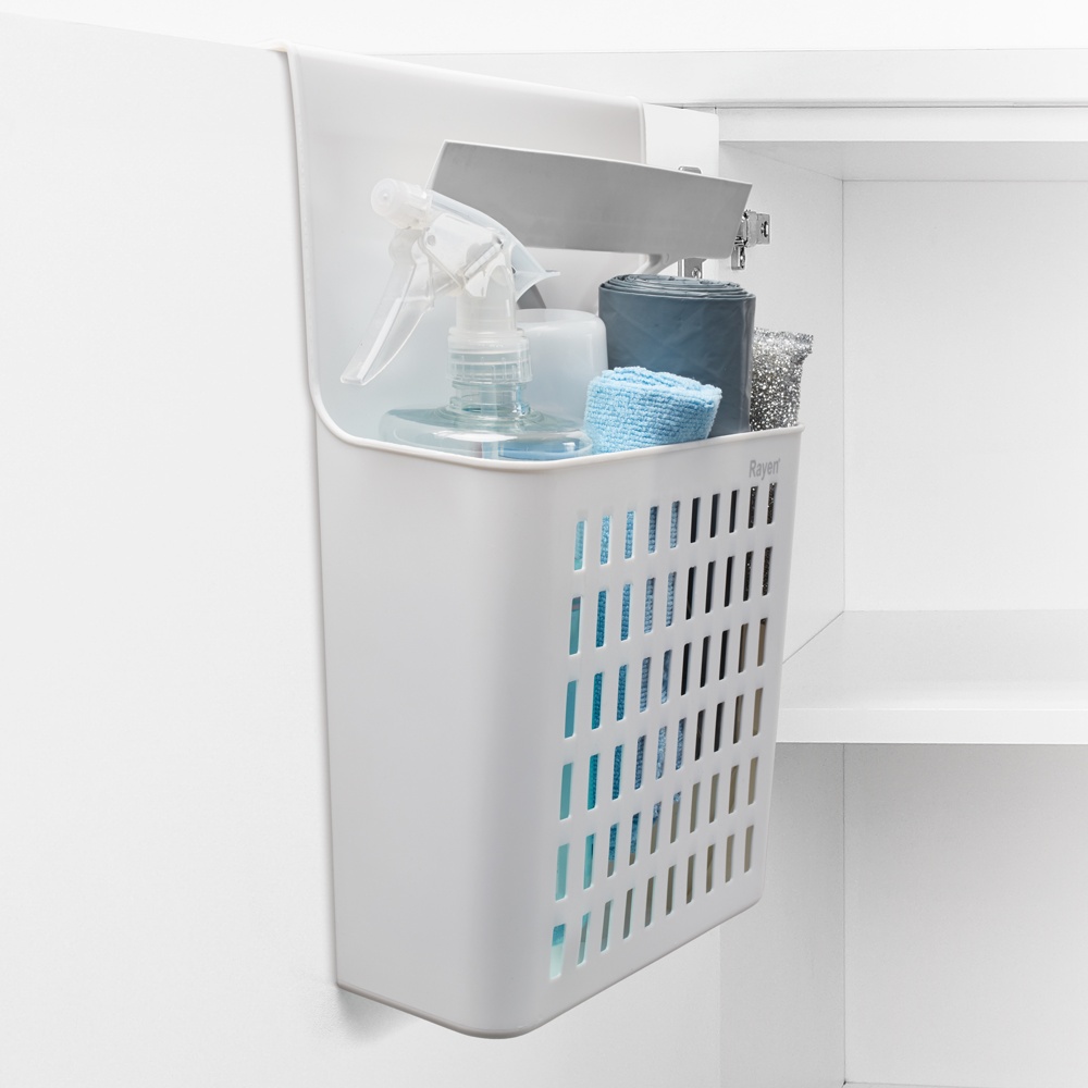 Cabinet Door Basket, COLGADOR MULTIUSOS PUERTAS, White