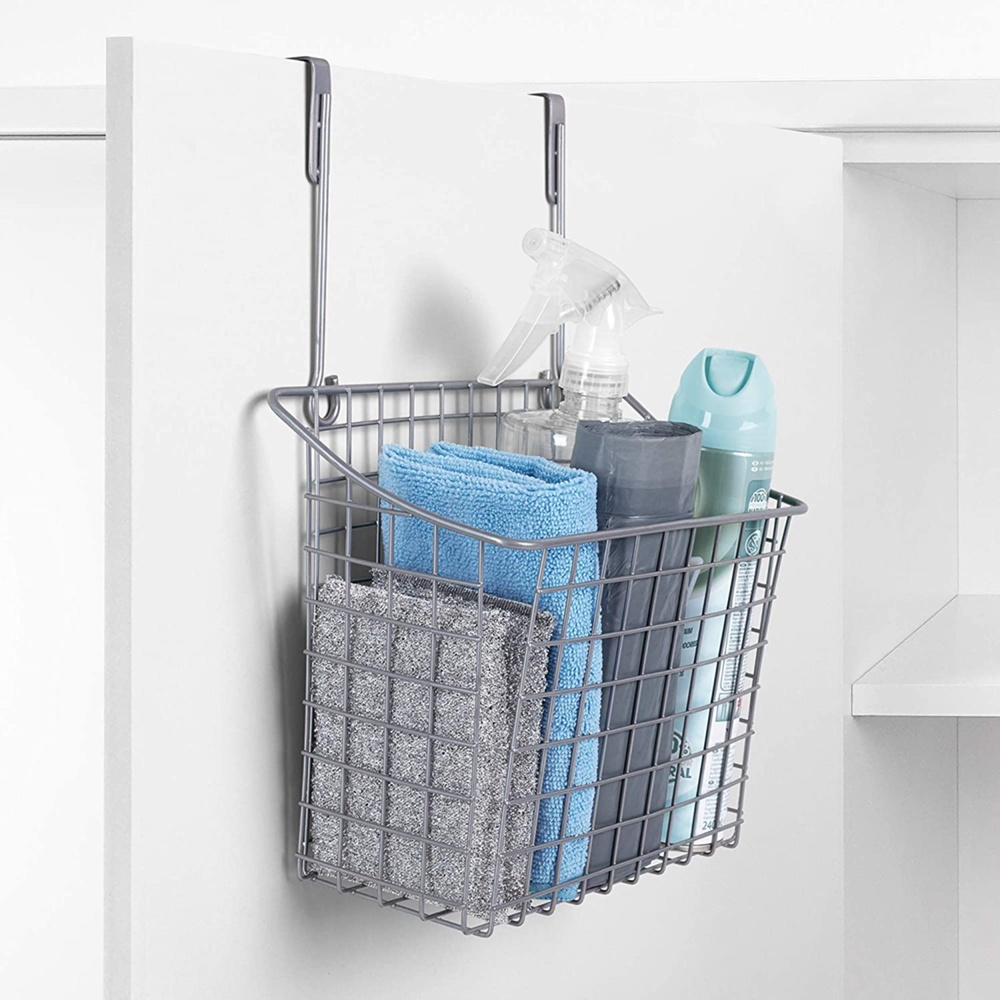 Cabinet Door Basket, Low, CESTA MULTIUSOS, 26,5 x 16,5 x H 35 cm, Metal