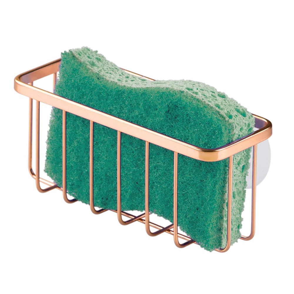 Kitchen sink caddy with suction cups, SMALL SINK CADDY, Copper