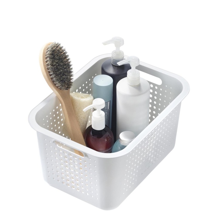 Basket, SMARTSTORE 13L BASKET RECYCLED, 37 x 28 x H20 cm, White